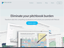 Tablet Screenshot of pellucid.com
